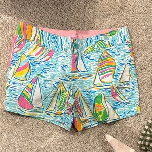 Lilly Pulitzer Multicolor Sailboat Print Shorts
